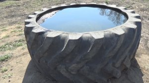 Бассейн из Тракторного Колеса. Бочка для Полива Огорода