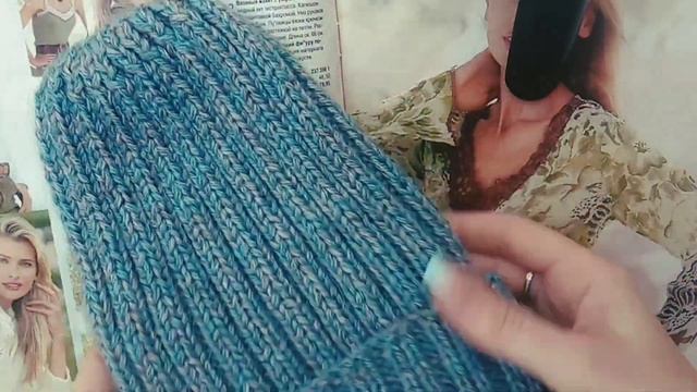 Спортивная шапка спицами YarnArt Milano Пряжа которая не колется смотреть онлайн