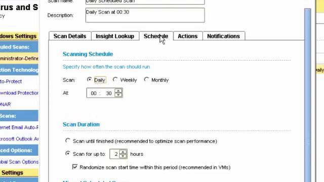 Symantec EndPoint Protection Antivirus - How to configure Schedule Scan? смотреть онлайн