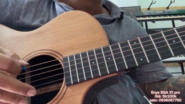 Đàn guitar acoustic Enya EGA X1 pro. Giá 5tr200k. ( test guitar Enya EGA X1 pro ) 0936057750