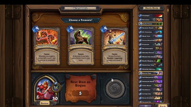 Legendary Loot Weapon Rogue | Hearthstone Duels смотреть онлайн