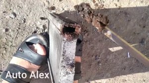 Mitsubishi pajero 3. не дует печка горячим. автоэлектрик Алекс. ул.Шу 41