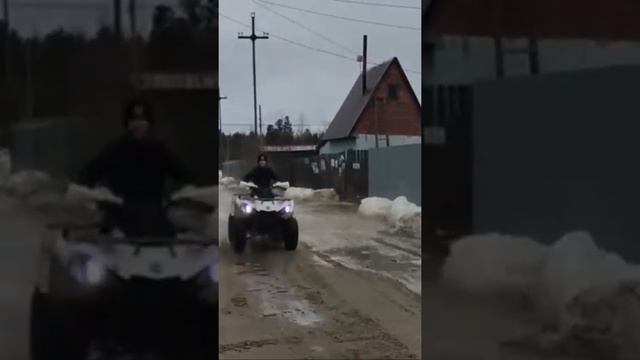 Квадроцикл Promax renegade 300 летим по луже ) смотреть онлайн