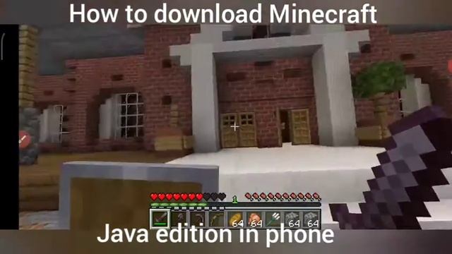 How to download Java edition in mobile phone. #minecraft смотреть онлайн