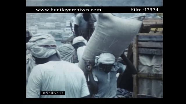 Mukalla, Yemen in the mid 1960's. Archive film 97574 смотреть онлайн