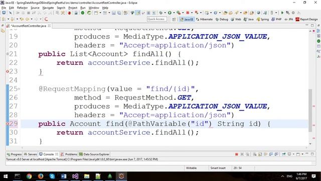 CRUD Spring Data MongoDB in Spring Restful Web Services смотреть онлайн