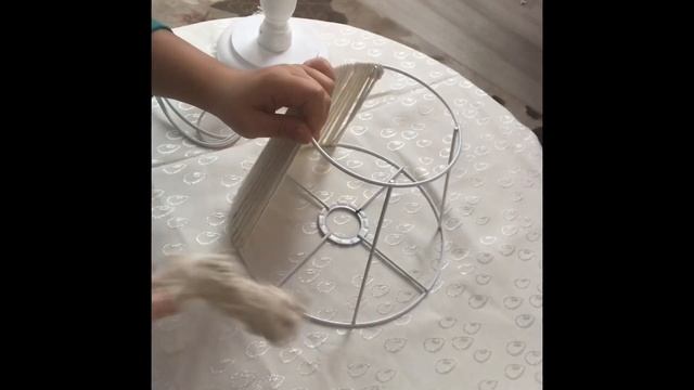 Makrome Abajur (çocuk Odası Dekorasyon)