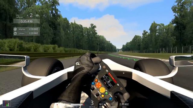Assetto Corsa - Monza 1966 1:20:130 - Logitech G27 - Lotus смотреть онлайн