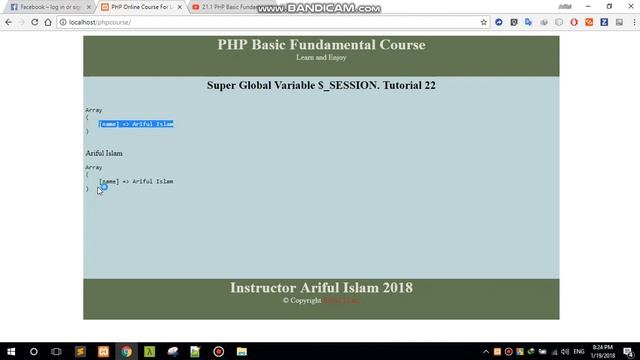 22 PHP Basic Fundamental Super Global Variable $_SESSION смотреть онлайн