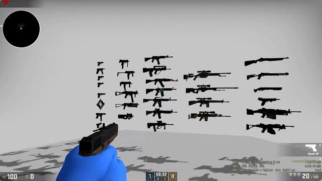 Карты CS:GO, МАЛОИЗВЕСТНАЯ КАРТА (TRAINING BLANK) смотреть онлайн