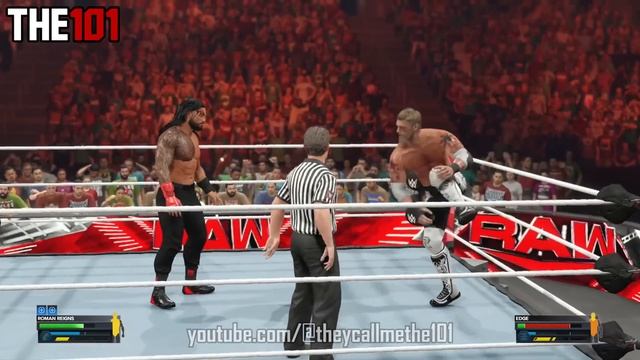WWE 2K23 Gameplay: Roman Reigns vs Edge (Full Match) смотреть онлайн