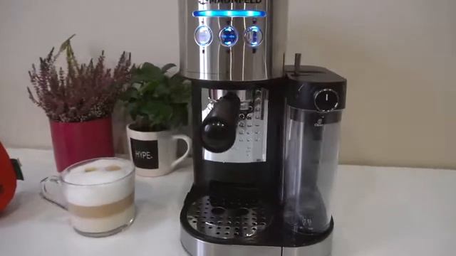 Кофемашина рожкового типа MAUNFELD MF-720S PRO смотреть онлайн