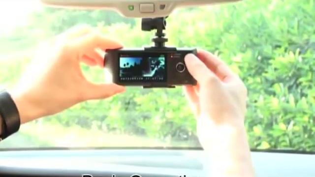 2.7" Dual Lens Dashboard Camera Car DVR Recorder GPS logger G-Sensor functions смотреть онлайн