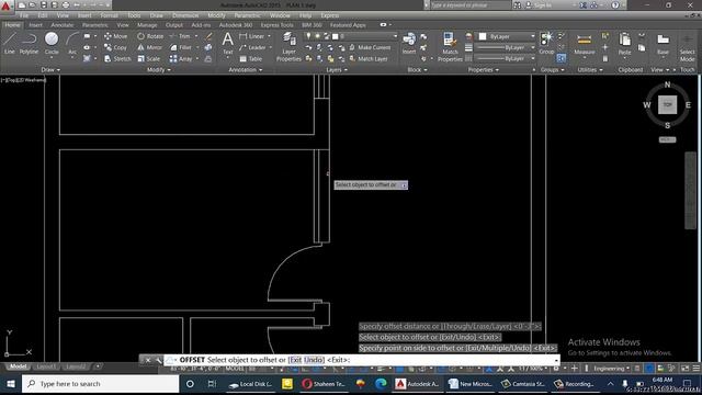 Project class 3 How to make and put windows Learn Autocad step by step with SHaheen Tech) смотреть онлайн