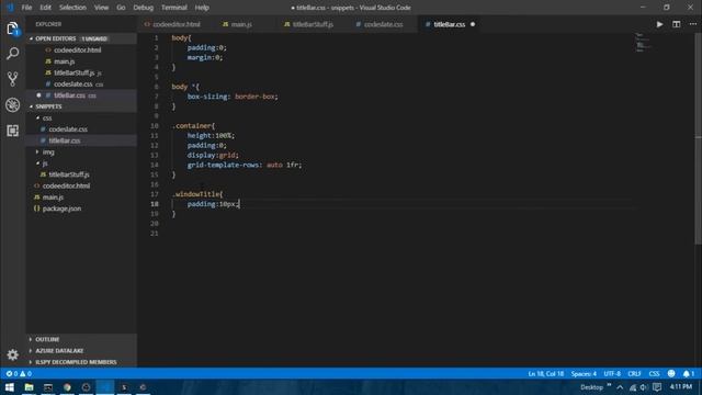 Making a native code editor using electronjs. Part 4: Starting out with layouts смотреть онлайн