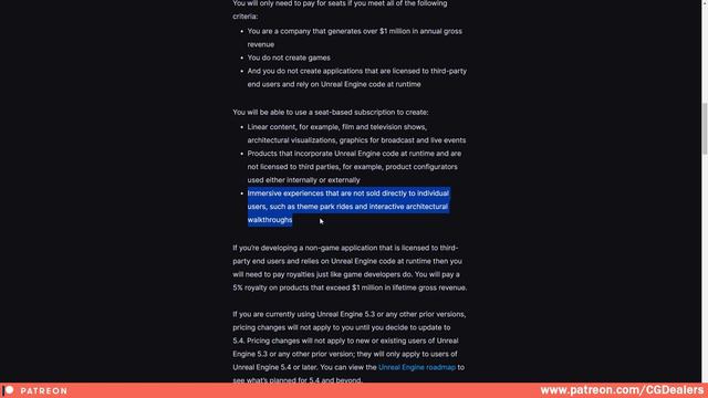 Unreal Engine 5.4 - New Pricing Model смотреть онлайн