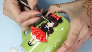 Замазываем трещинки на телесной полимерной глине!