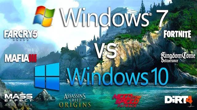 Windows 7 vs Windows 10 Test in 8 New Games смотреть онлайн