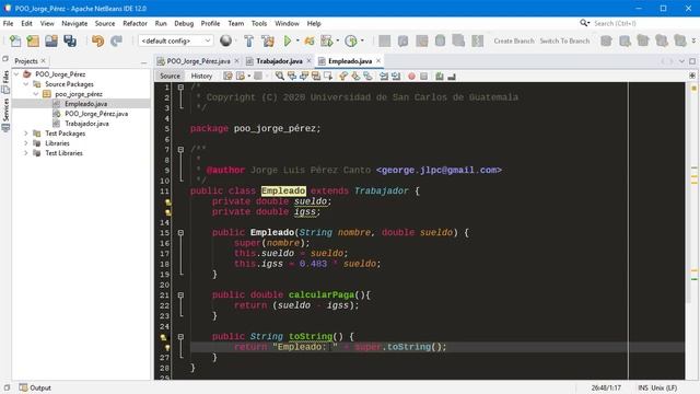 Tutorial Java POO: Ejemplo de Herencia y Polimorfismo en Programación Orientada a Objetos смотреть онлайн