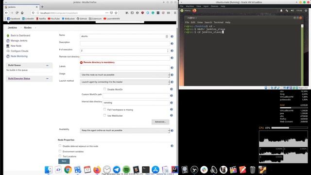 Jenkins - 04 - How to create a node on a remote machine смотреть онлайн