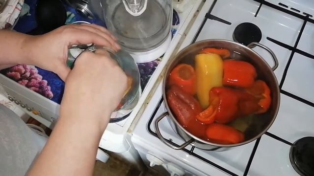 ОЧЕНЬ ПРОСТОЙ РЕЦЕПТ СЛАДКОГО МАРИНОВАННОГО ПЕРЦА ДЛЯ ФАРШИРОВАНИЯ НА ЗИМУ! смотреть онлайн