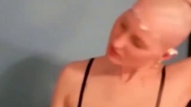 Headshave eyebrows shaved || Shaves her head bald..!!! смотреть онлайн