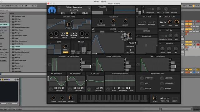 MusicDesignAcademy Обзор синта Helm смотреть онлайн