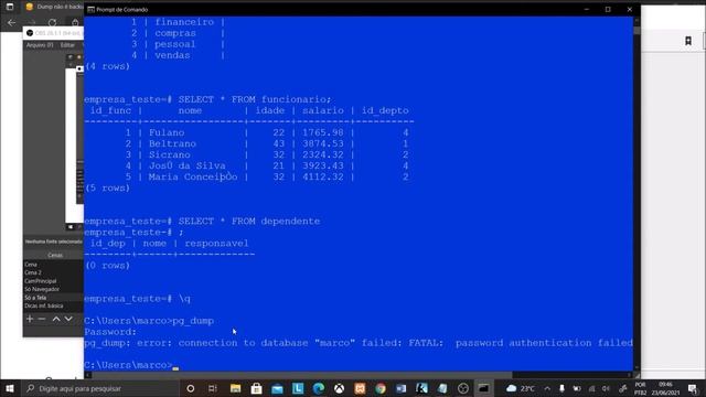 Backup e restauração com Postgresql смотреть онлайн