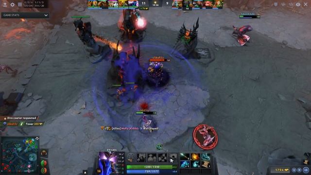Dota 2 Phantom Lancer 6056 MMR 22/1/12 (Kills/Deaths/Assists) Ranked Full Gameplay смотреть онлайн