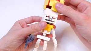 УПОРОТЫЙ ЛЕГО МАЙНКРАФТ   СКЕЛЕТ ГИГАНТ