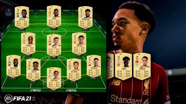САМЫЕ ДЕШЁВЫЕ СОСТАВЫ ТОП 5 ЛИГ В ФИФА 21 смотреть онлайн