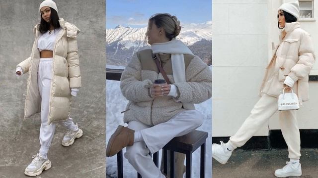 ТРЕНД ЗИМЫ - БЕЛЫЙ ПУХОВИК 2022-2023