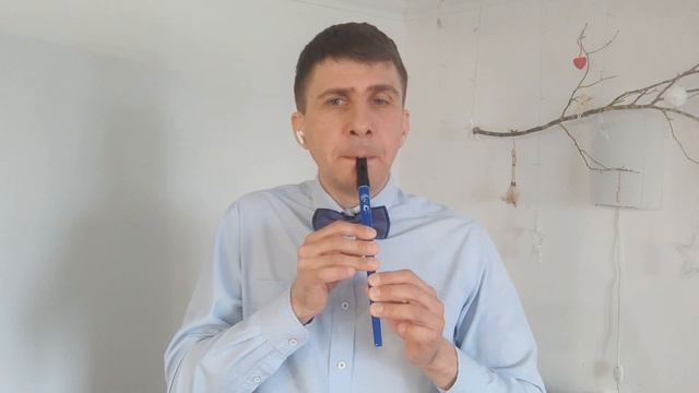 Silent Night - tin whistle & celtic harp смотреть онлайн