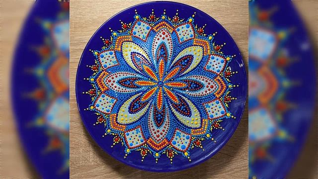 Декоративные тарелки. Роспись по стеклу. Народные промыслы России. смотреть онлайн