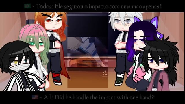 Hashiras React To Zoro | Tanjiro As Zoro | ??/?? | Y A T S U