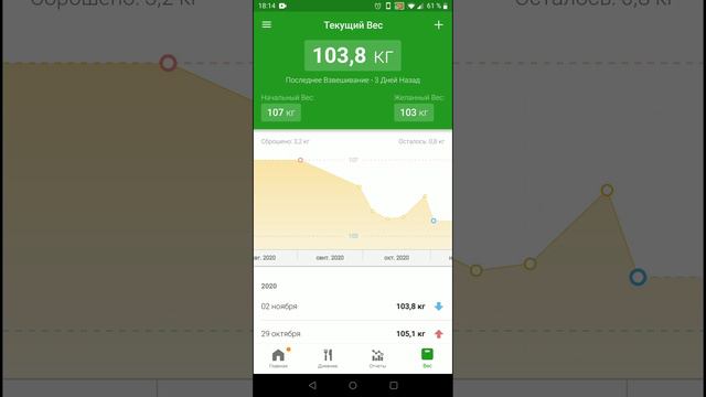 01 Отслеживаем вес смотреть онлайн