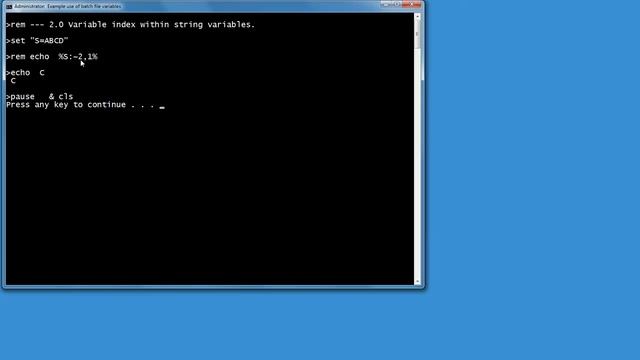Batch File variables for ASCII character animations смотреть онлайн