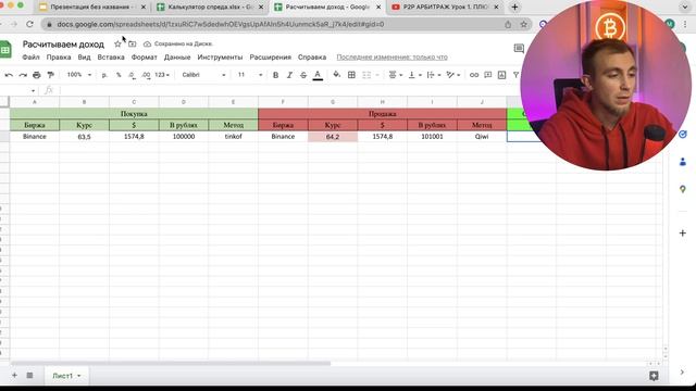 КАК СЧИТАТЬ ПРИБЫЛЬ В P2P? | ОБУЧЕНИЕ P2P | Урок 13 | АРБИТРАЖ