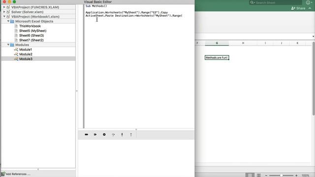 Understanding Methods in VBA смотреть онлайн