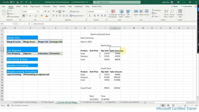 2 Manage Data Cells and Ranges смотреть онлайн