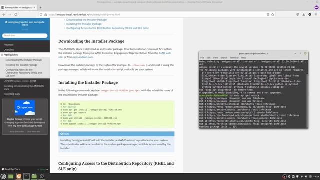 How to Properly Use the AMDGPU Script on Linux Mint 20.2 - AMD Linux Drivers смотреть онлайн