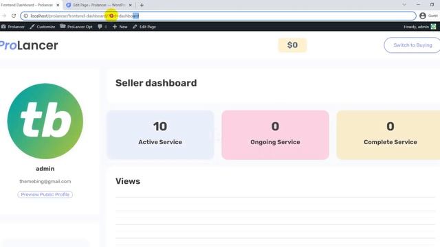 4. How to set frontend dashboard template | Prolancer WordPress Theme смотреть онлайн