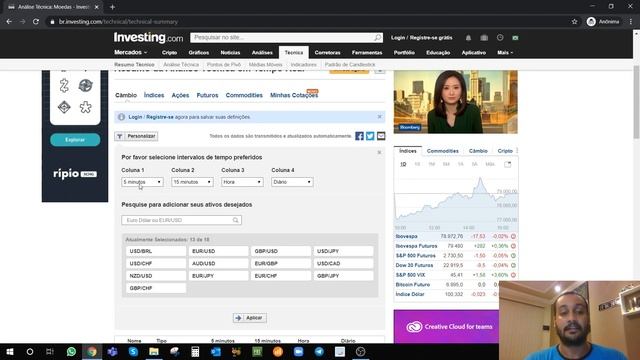 Configurando Investing.com - CM Trader смотреть онлайн