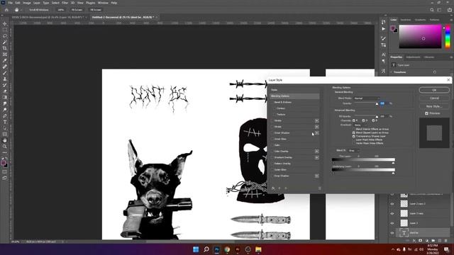 How to Design a Punk Poster in Photoshop смотреть онлайн