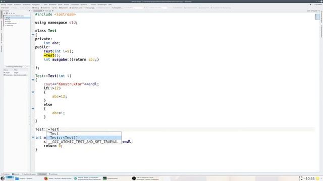 C++ lernen 16 Konstruktor und Destruktor смотреть онлайн