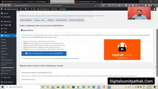 How to Backup Your WordPress Website | UpdraftPlus Backup Plugin Setup Kaise Kare | in Hindi 2022 смотреть онлайн