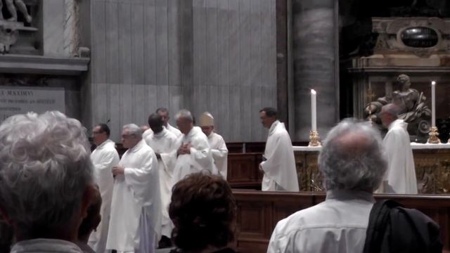 Служба в Соборе Святого Петра. Римские каникулы день третий Ч3 смотреть онлайн