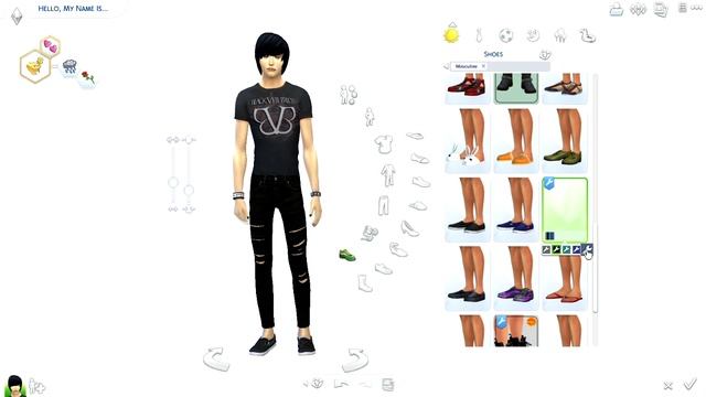 The Sims 4: Create A Sim Emo vs Scene Boy смотреть онлайн