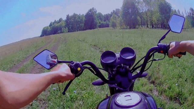 СТАНТ НА мопеде Альфа 110cc. УЧУСЬ СТАНТИТЬ. +ПОКАТУШКИ В ЛЕСУ смотреть онлайн