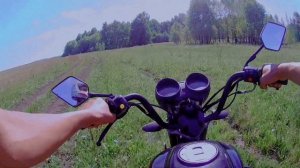 СТАНТ НА мопеде Альфа 110cc. УЧУСЬ СТАНТИТЬ. +ПОКАТУШКИ В ЛЕСУ